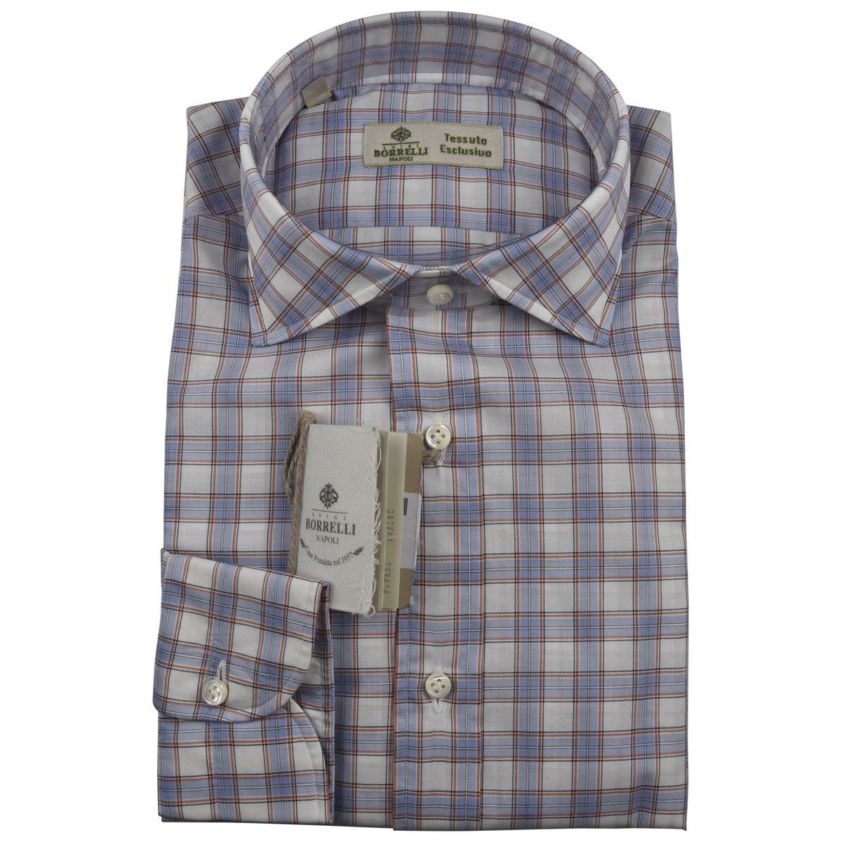 LUIGI BORRELLI Multicolor Cotton Shirt