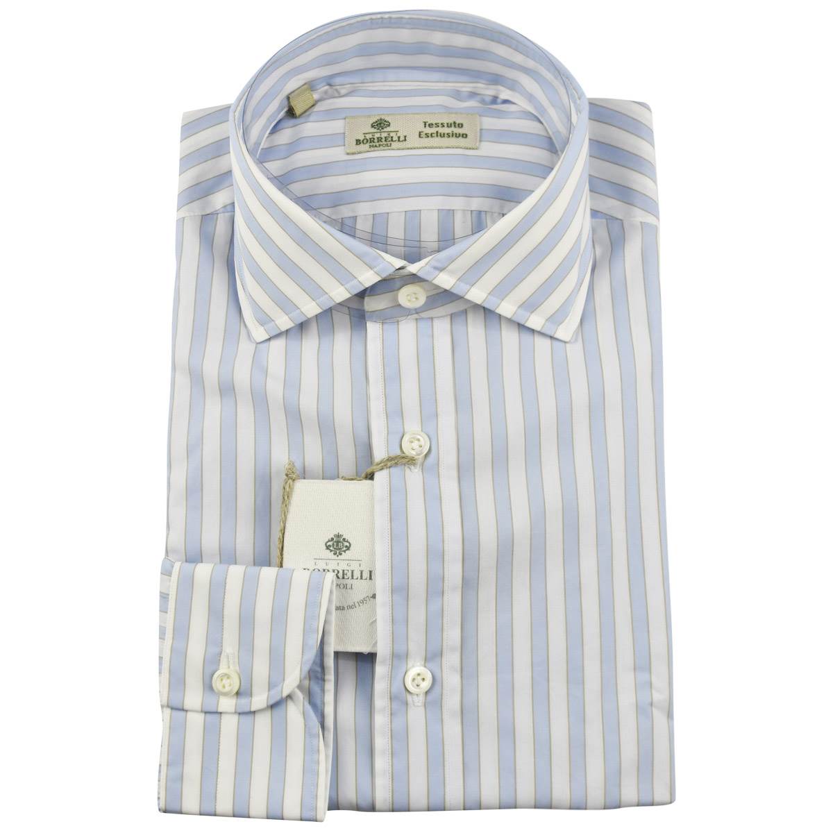 LUIGI BORRELLI Multicolor Cotton Shirt
