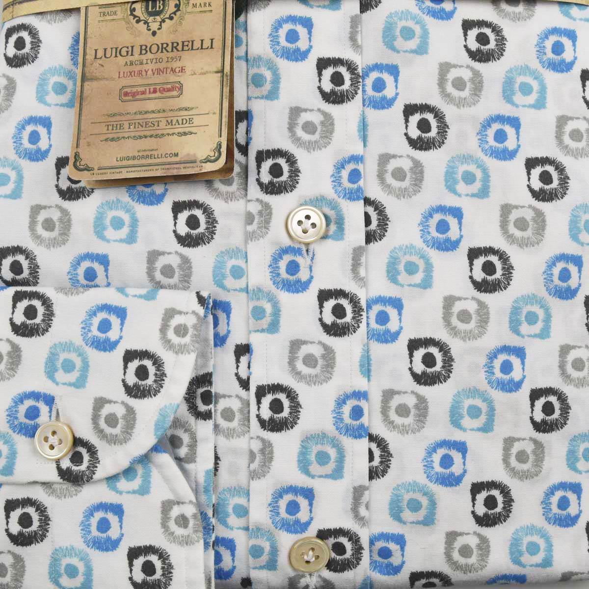 LUIGI BORRELLI Multicolor Cotton Ea Shirt