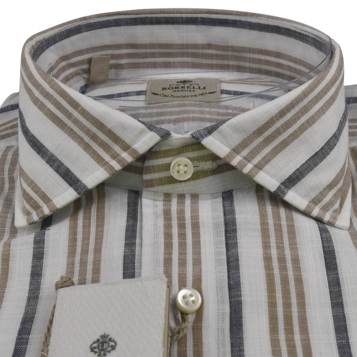LUIGI BORRELLI Multicolor Cotton Shirt