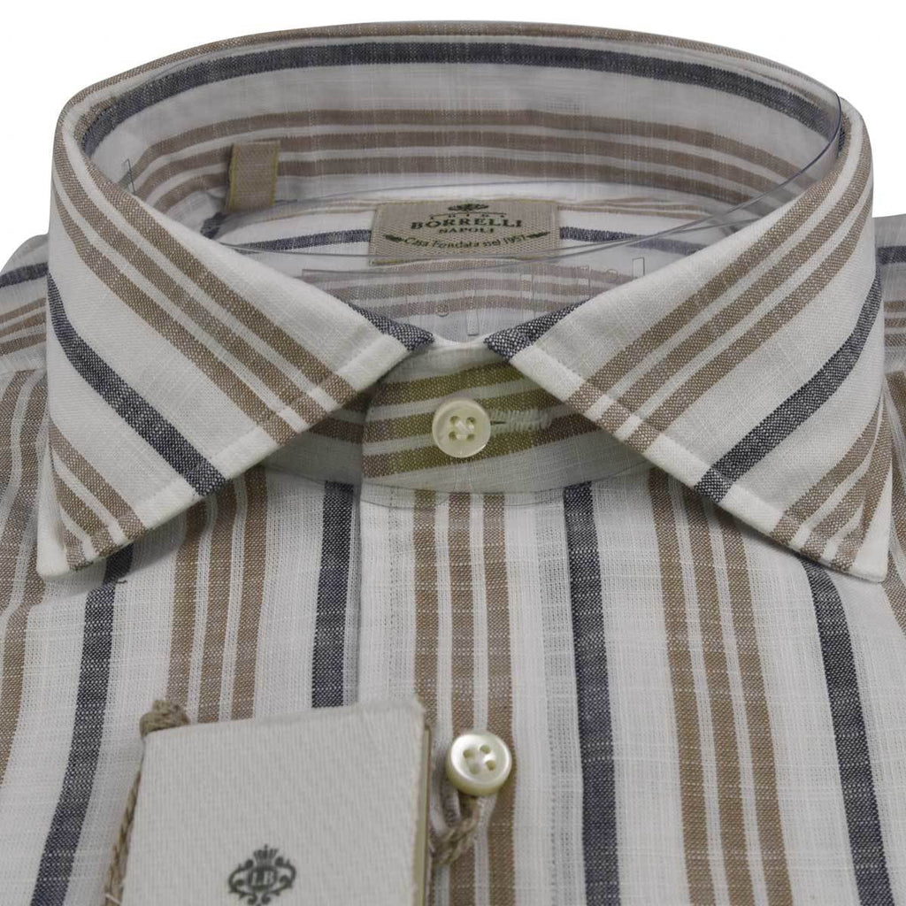 LUIGI BORRELLI Multicolor Cotton Shirt