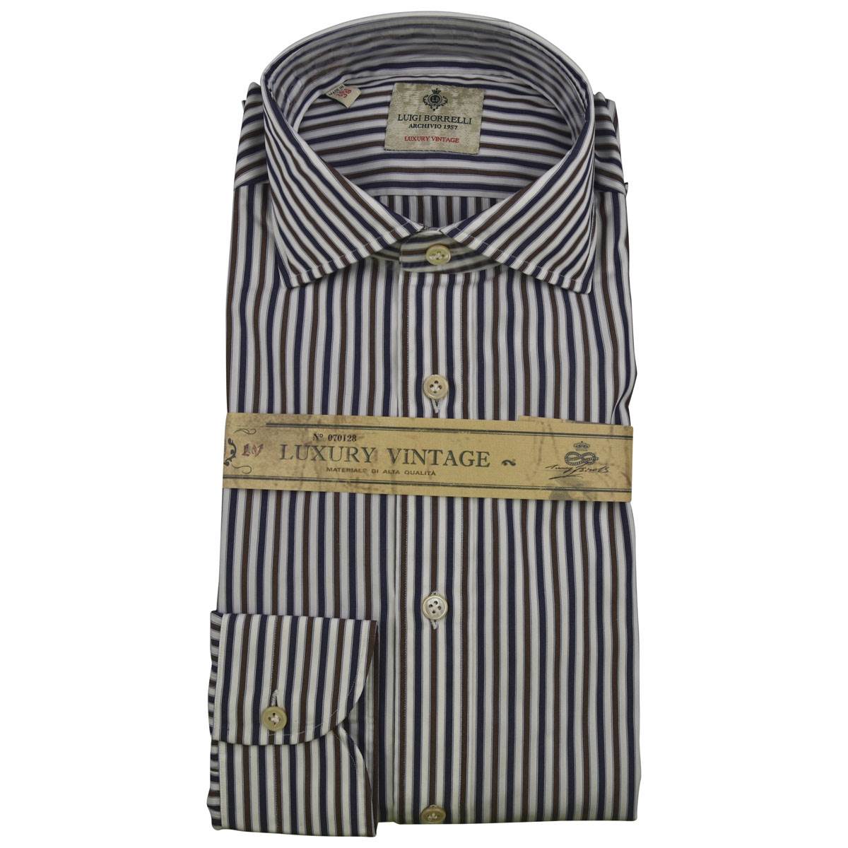 LUIGI BORRELLI Multicolor Cotton Shirt