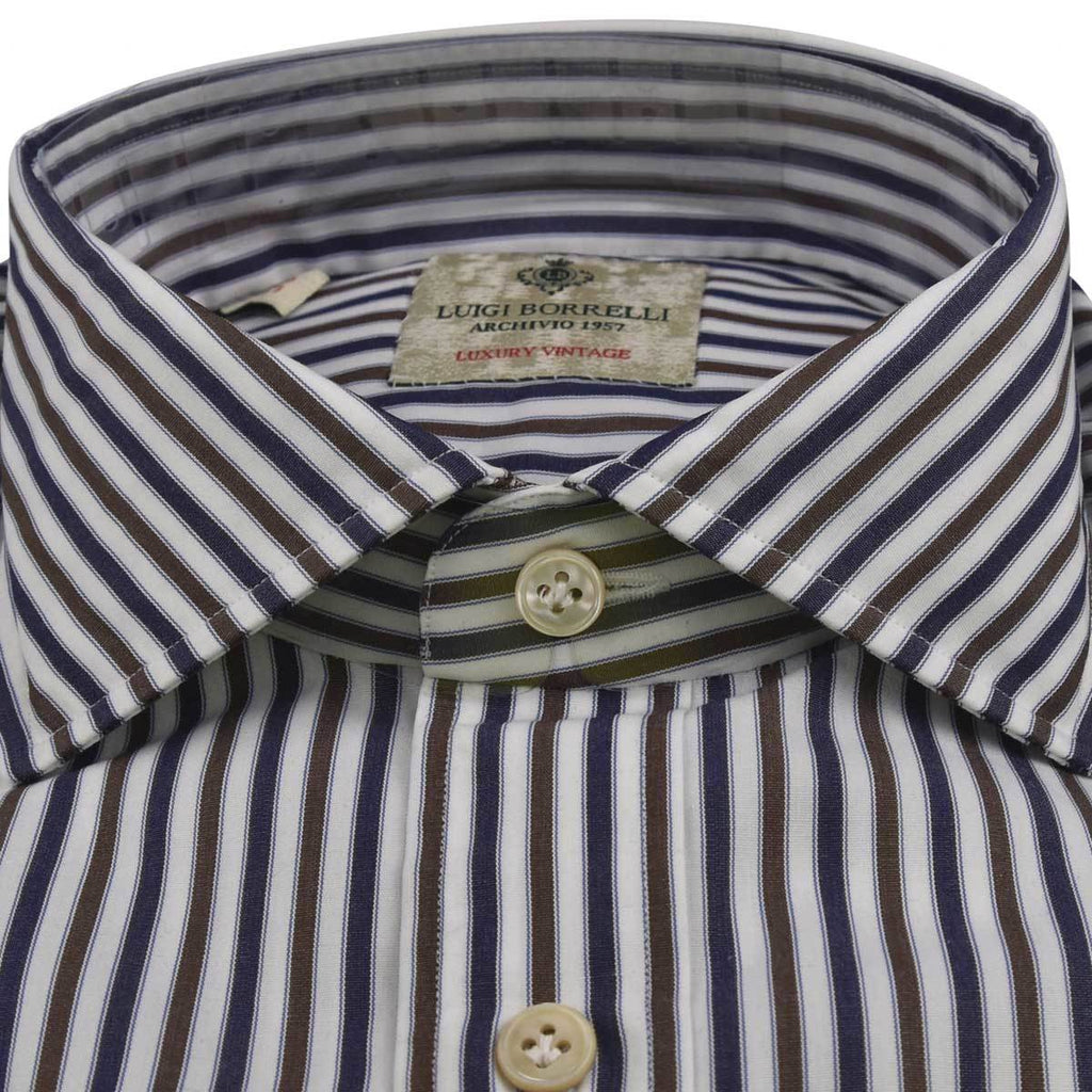 LUIGI BORRELLI Multicolor Cotton Shirt