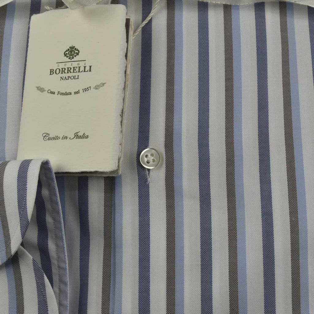 LUIGI BORRELLI Multicolor Cotton Shirt