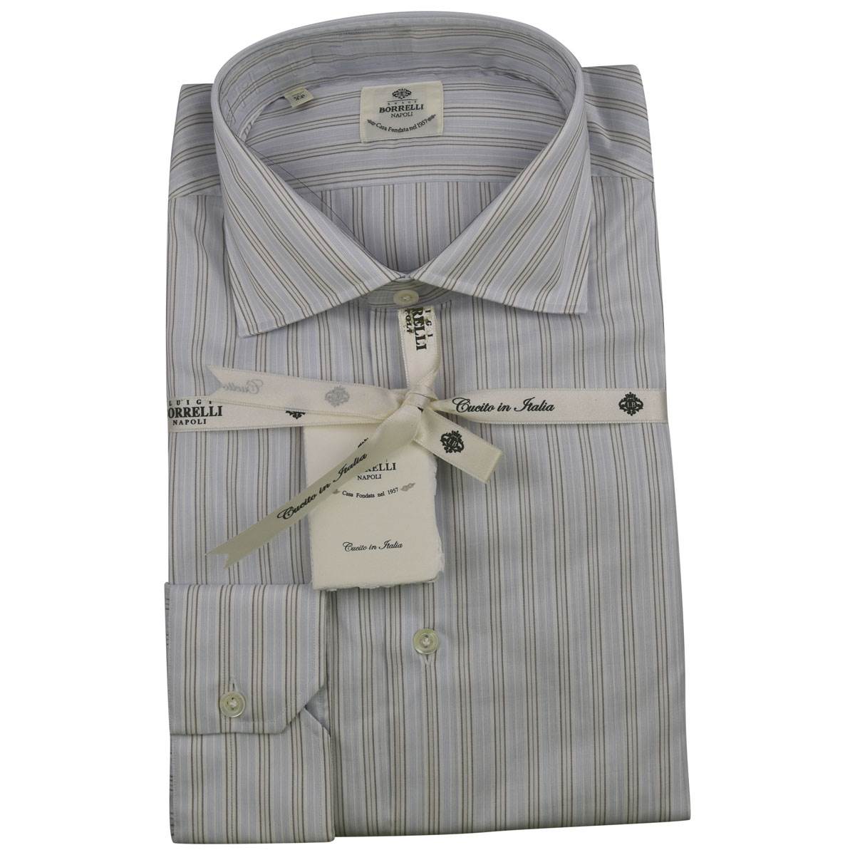 LUIGI BORRELLI Multicolor Cotton Shirt
