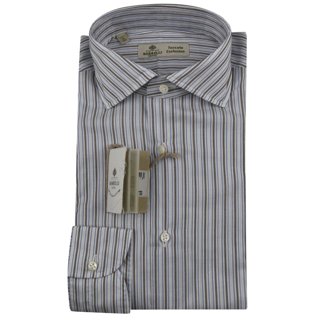 LUIGI BORRELLI Multicolor Cotton Shirt