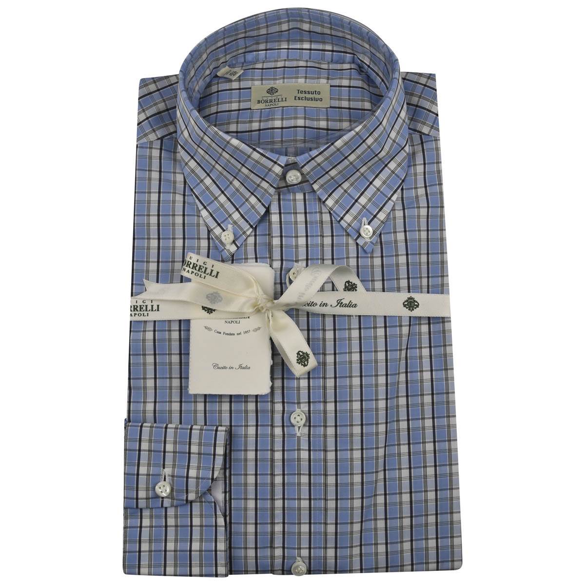 LUIGI BORRELLI Multicolor Cotton Shirt