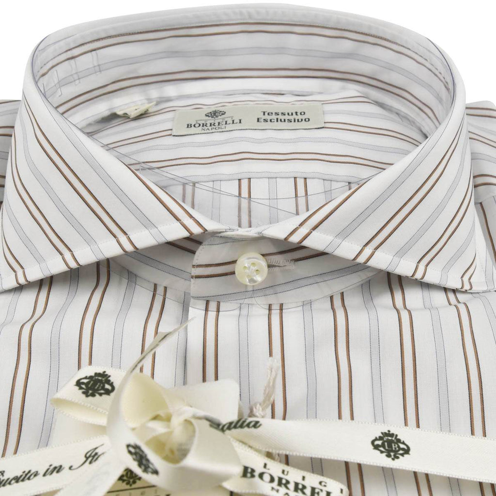 LUIGI BORRELLI Multicolor Cotton Shirt