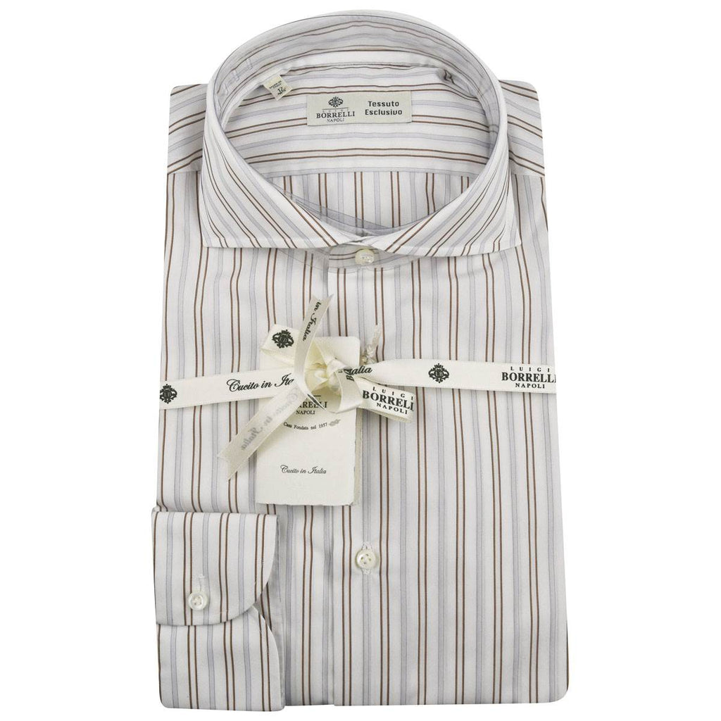 LUIGI BORRELLI Multicolor Cotton Shirt