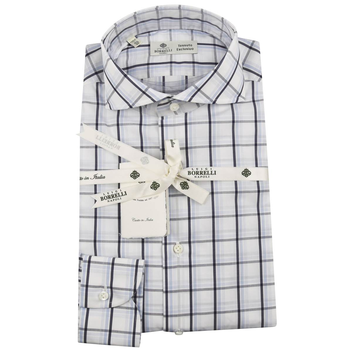 LUIGI BORRELLI Multicolor Cotton Shirt