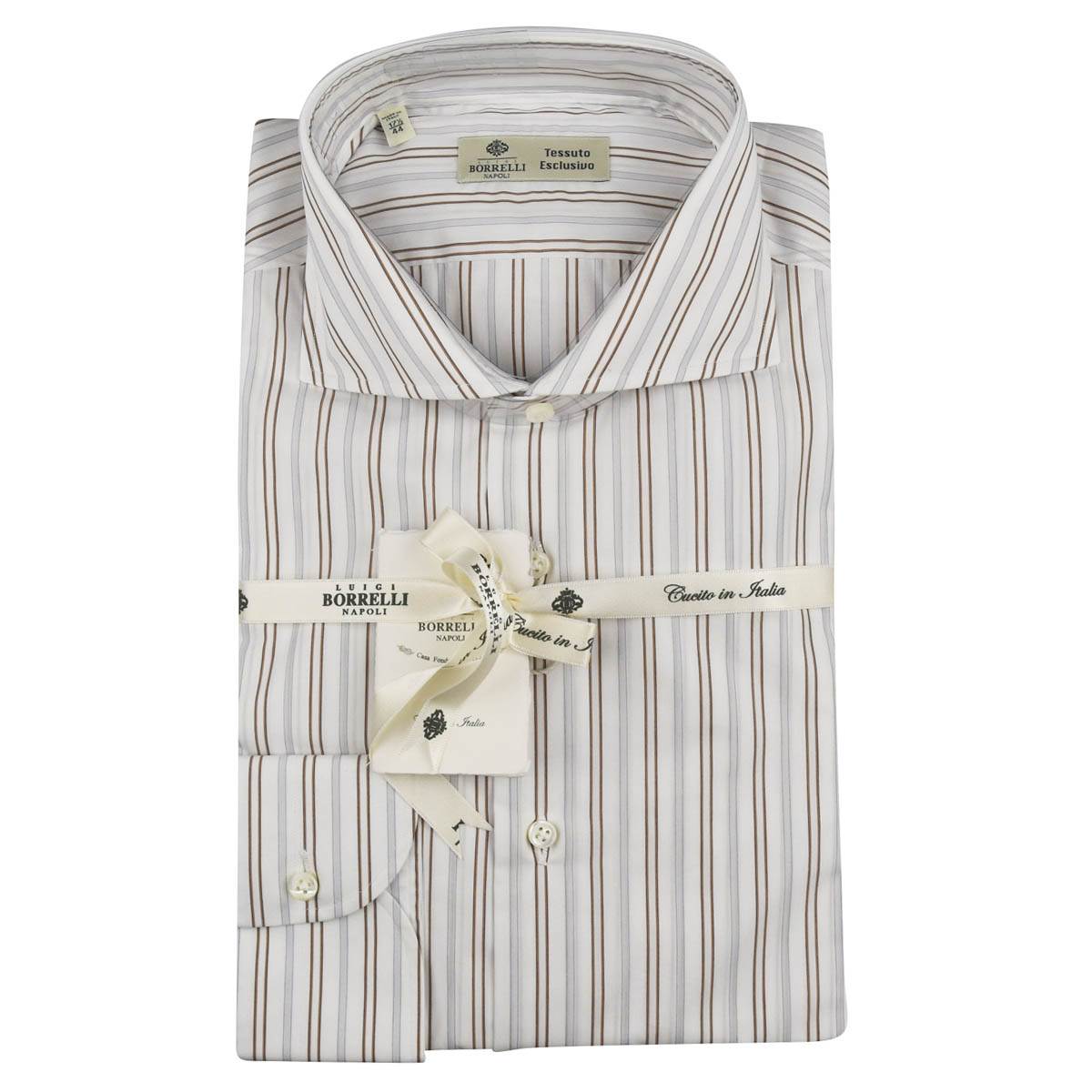 LUIGI BORRELLI Multicolor Cotton Shirt