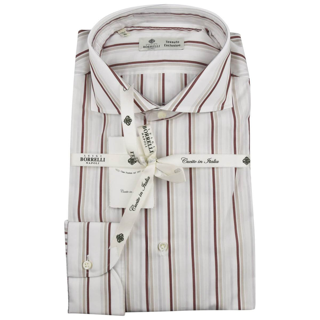 LUIGI BORRELLI Multicolor Cotton Shirt