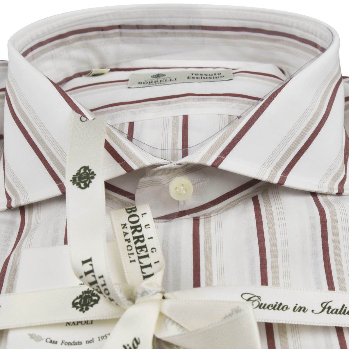 LUIGI BORRELLI Multicolor Cotton Shirt