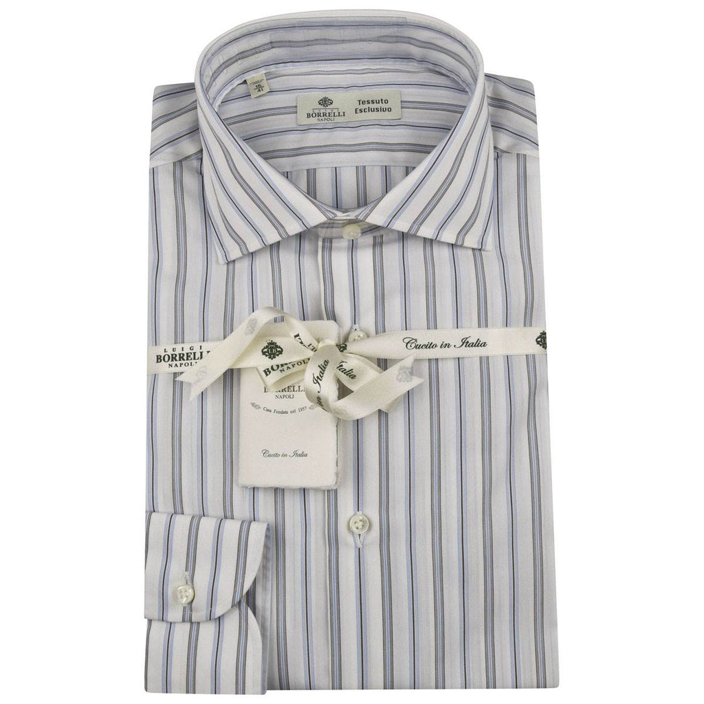 LUIGI BORRELLI Multicolor Cotton Shirt