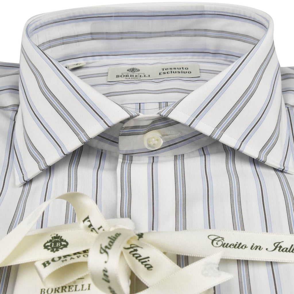 LUIGI BORRELLI Multicolor Cotton Shirt