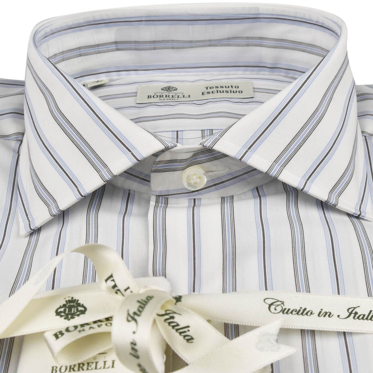 LUIGI BORRELLI Multicolor Cotton Shirt