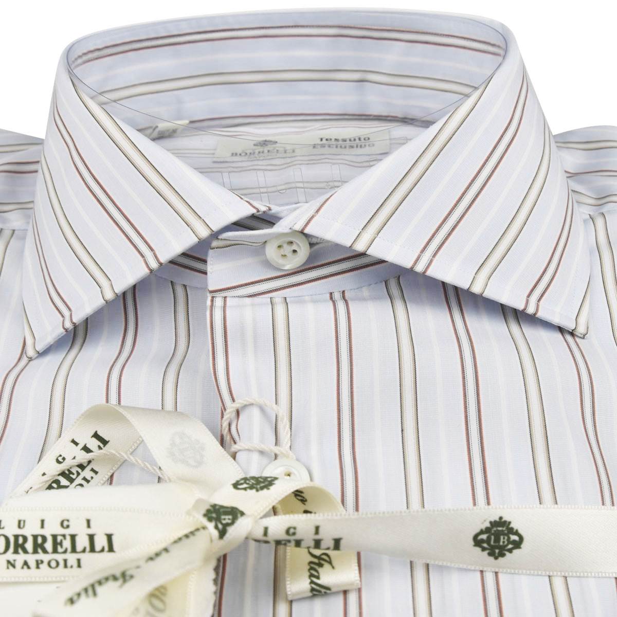 LUIGI BORRELLI Multicolor Cotton Shirt