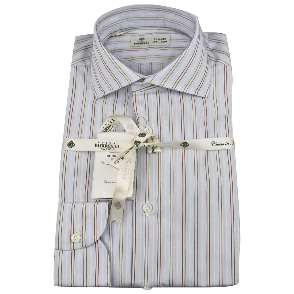 LUIGI BORRELLI Multicolor Cotton Shirt