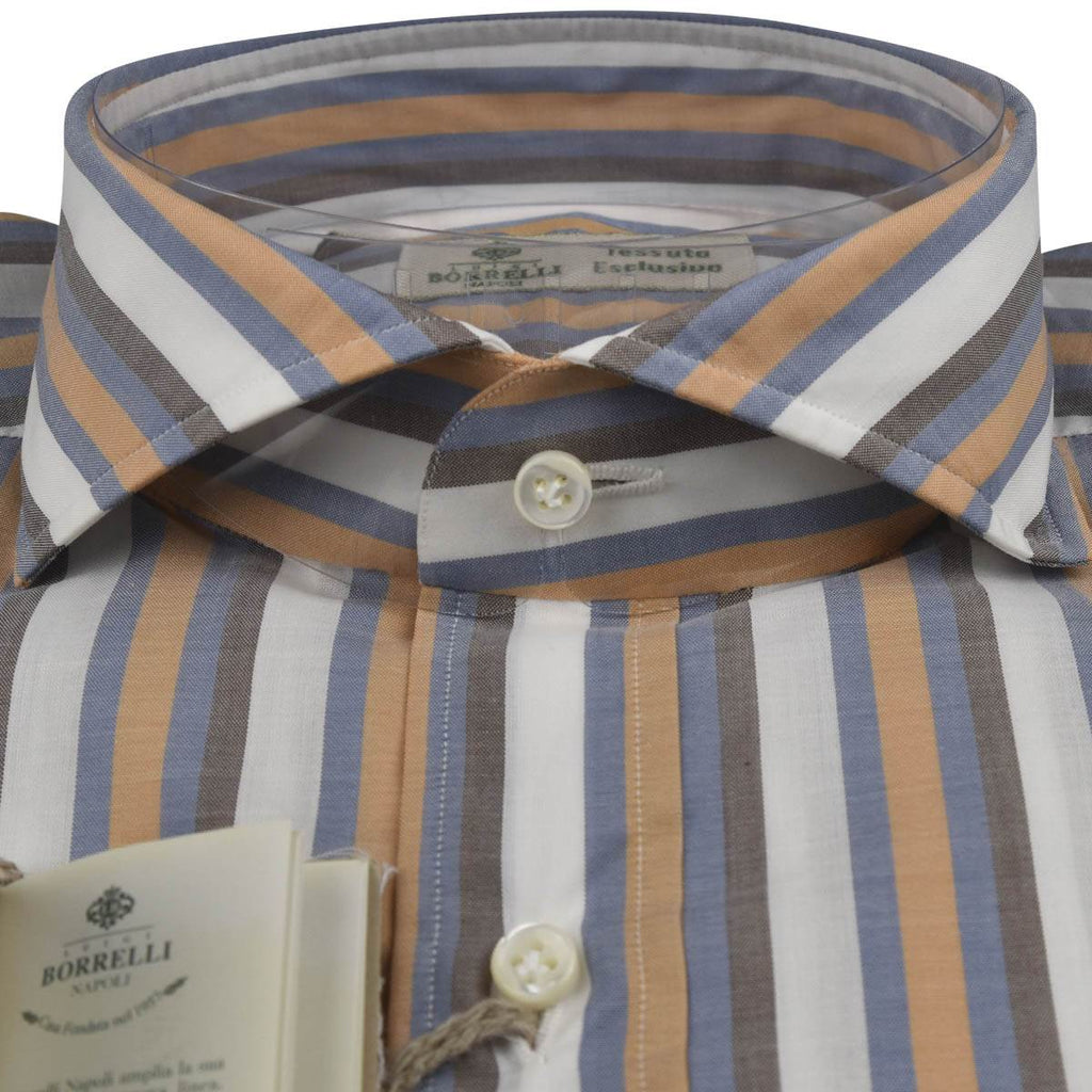 LUIGI BORRELLI Multicolor Cotton Shirt