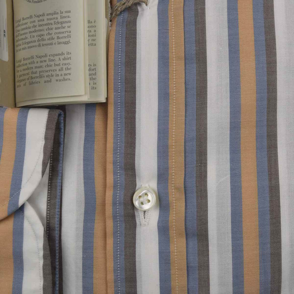 LUIGI BORRELLI Multicolor Cotton Shirt