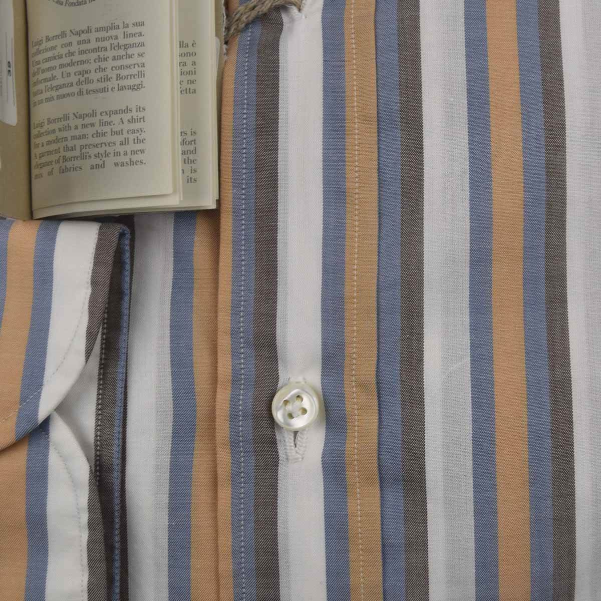 LUIGI BORRELLI Multicolor Cotton Shirt