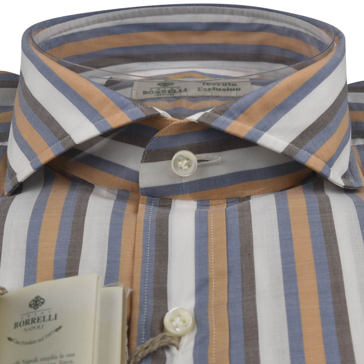 LUIGI BORRELLI Multicolor Cotton Shirt