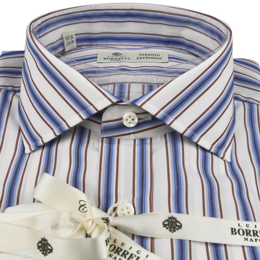 LUIGI BORRELLI Multicolor Cotton Shirt