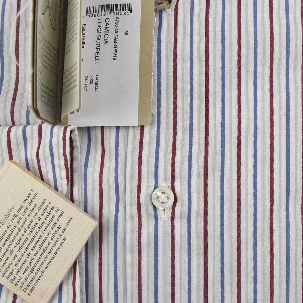 LUIGI BORRELLI Multicolor Cotton Shirt