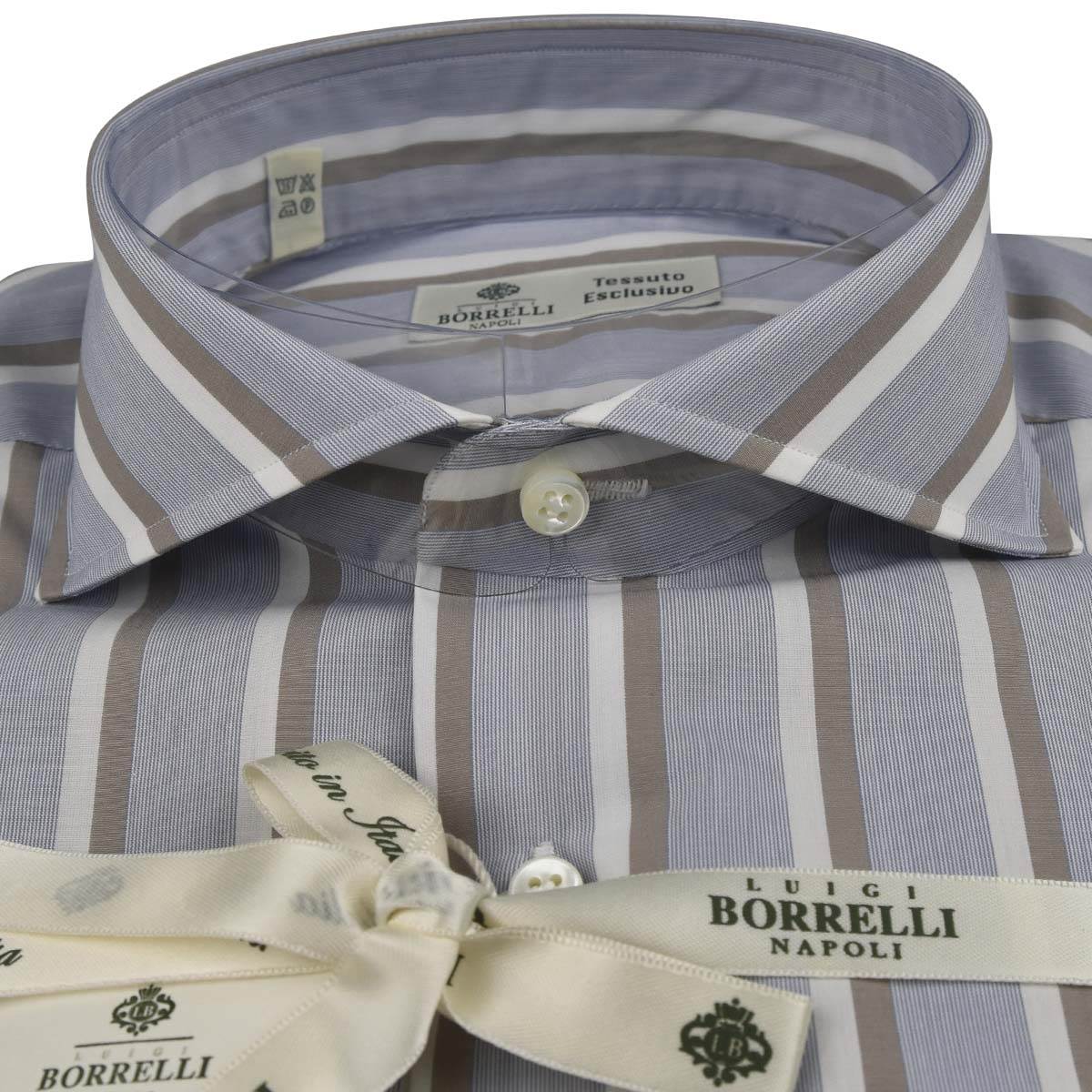LUIGI BORRELLI Multicolor Cotton Shirt