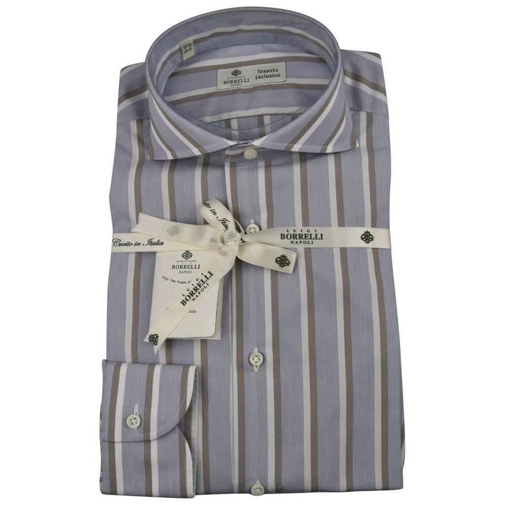 LUIGI BORRELLI Multicolor Cotton Shirt
