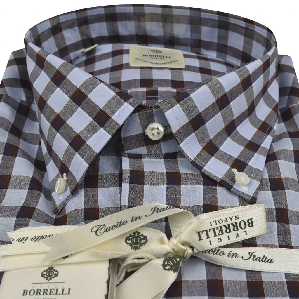 LUIGI BORRELLI Multicolor Cotton Shirt