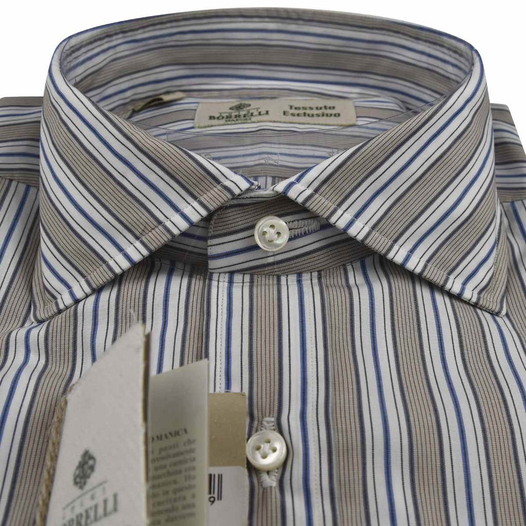 LUIGI BORRELLI Multicolor Cotton Shirt