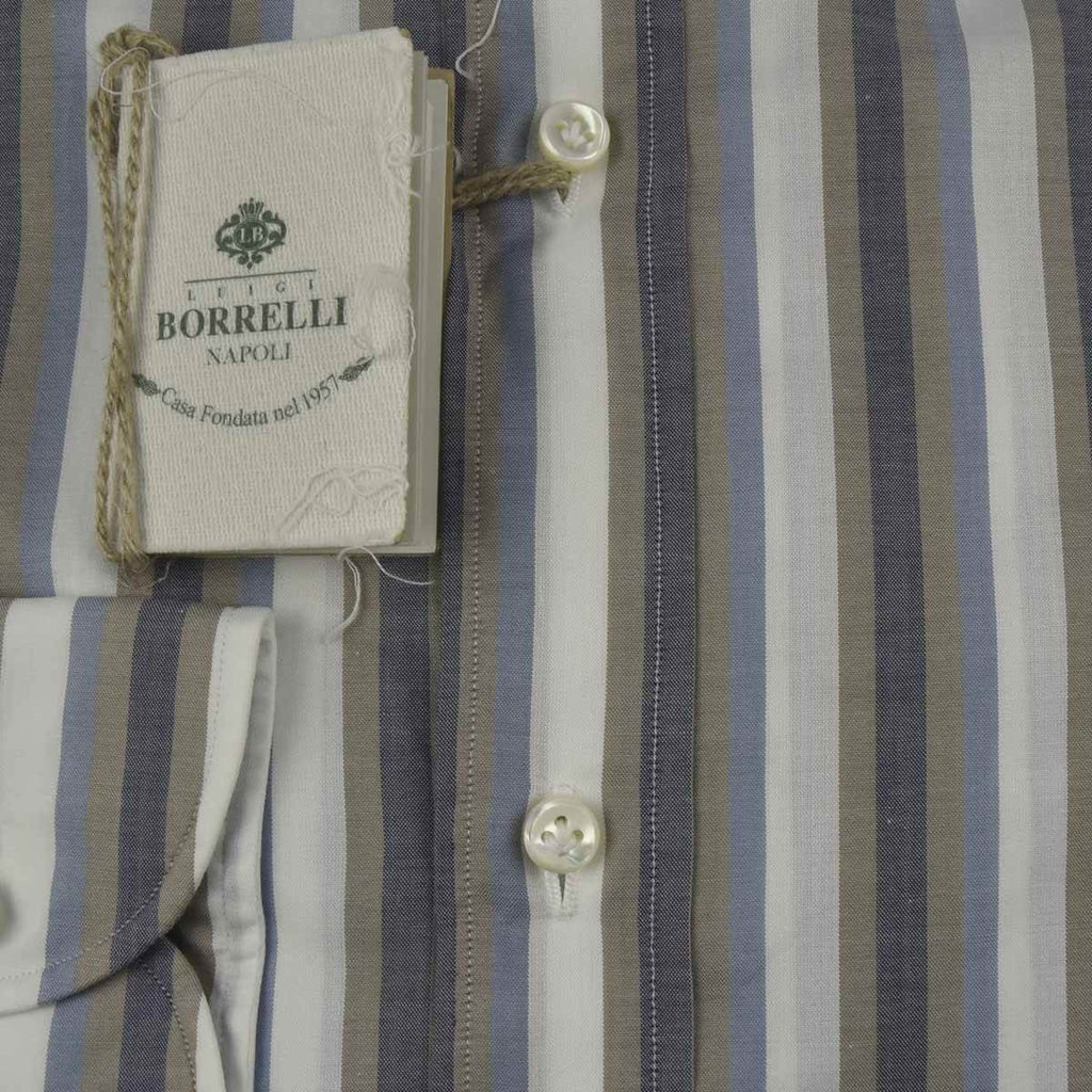 LUIGI BORRELLI Multicolor Cotton Shirt