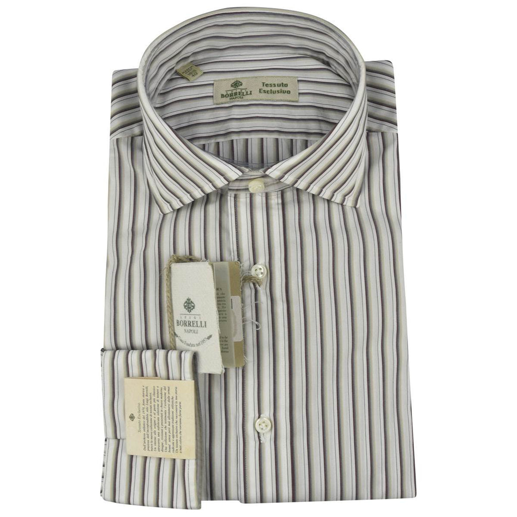 LUIGI BORRELLI Multicolor Cotton Shirt