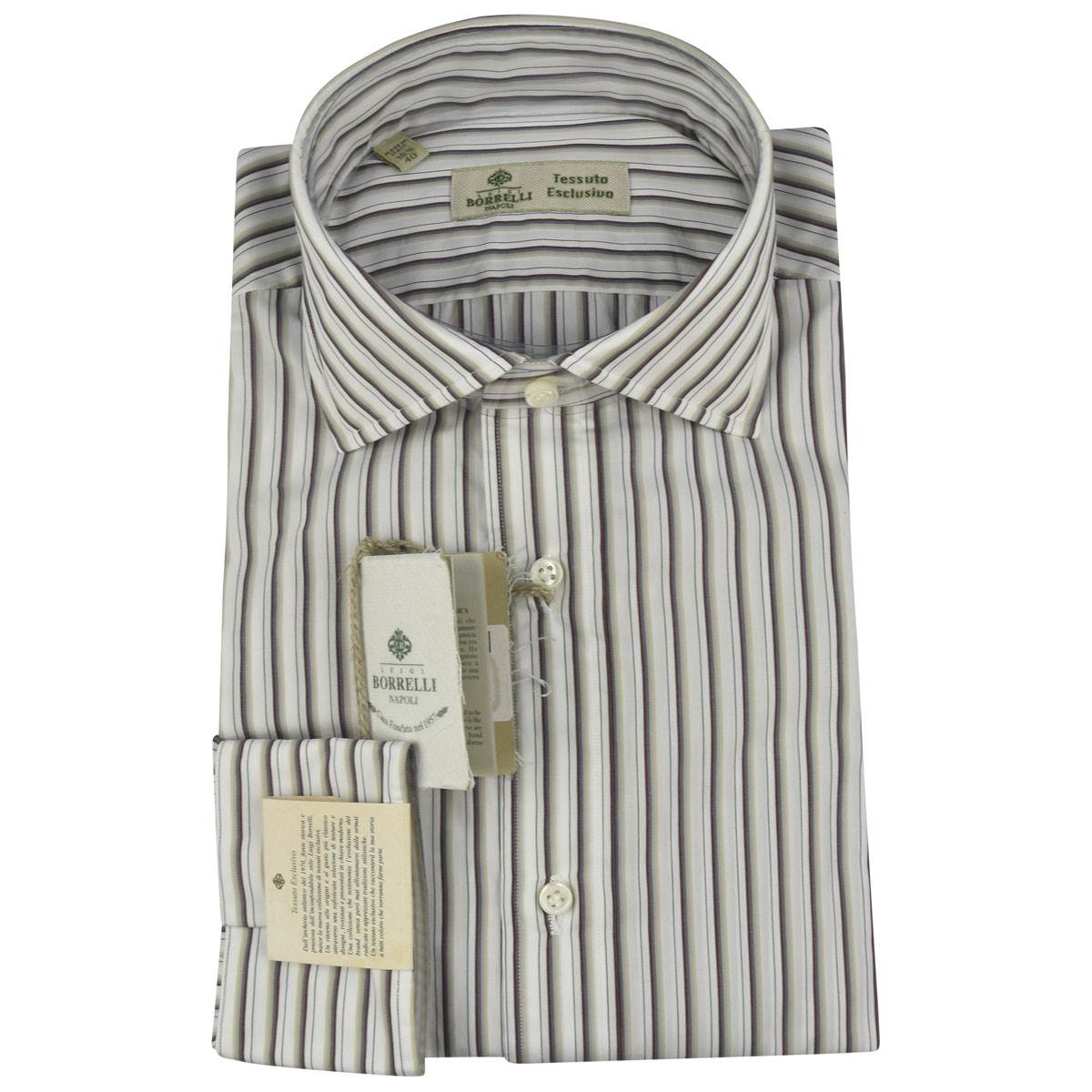 LUIGI BORRELLI Multicolor Cotton Shirt