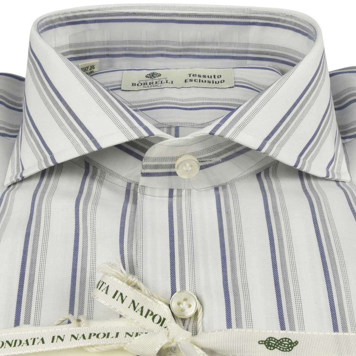 LUIGI BORRELLI Multicolor Cotton Shirt