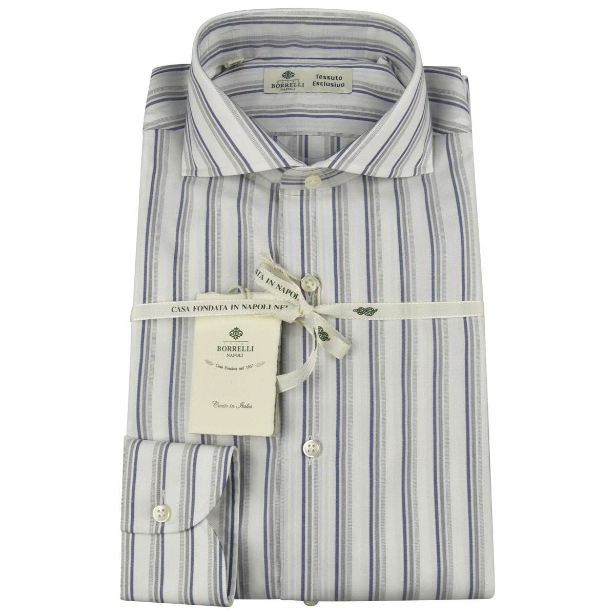 LUIGI BORRELLI Multicolor Cotton Shirt