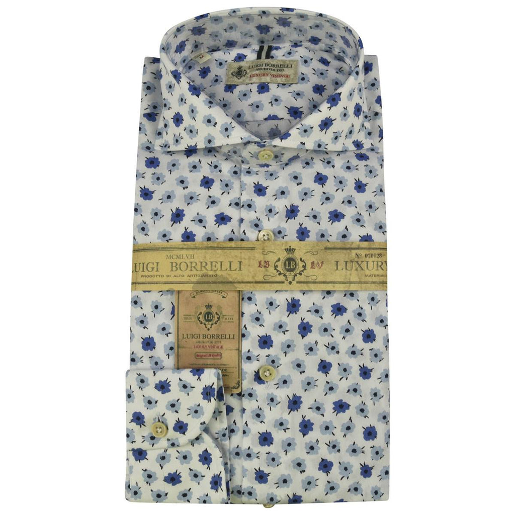 LUIGI BORRELLI Multicolor Cotton Shirt