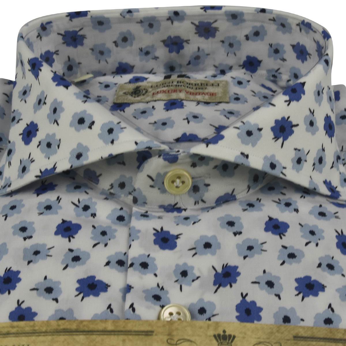 LUIGI BORRELLI Multicolor Cotton Shirt