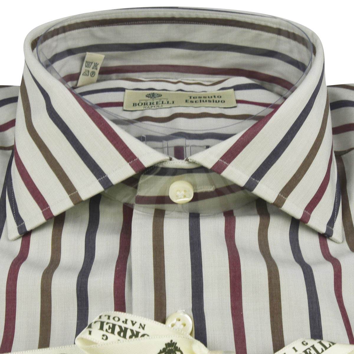 LUIGI BORRELLI Multicolor Cotton Shirt