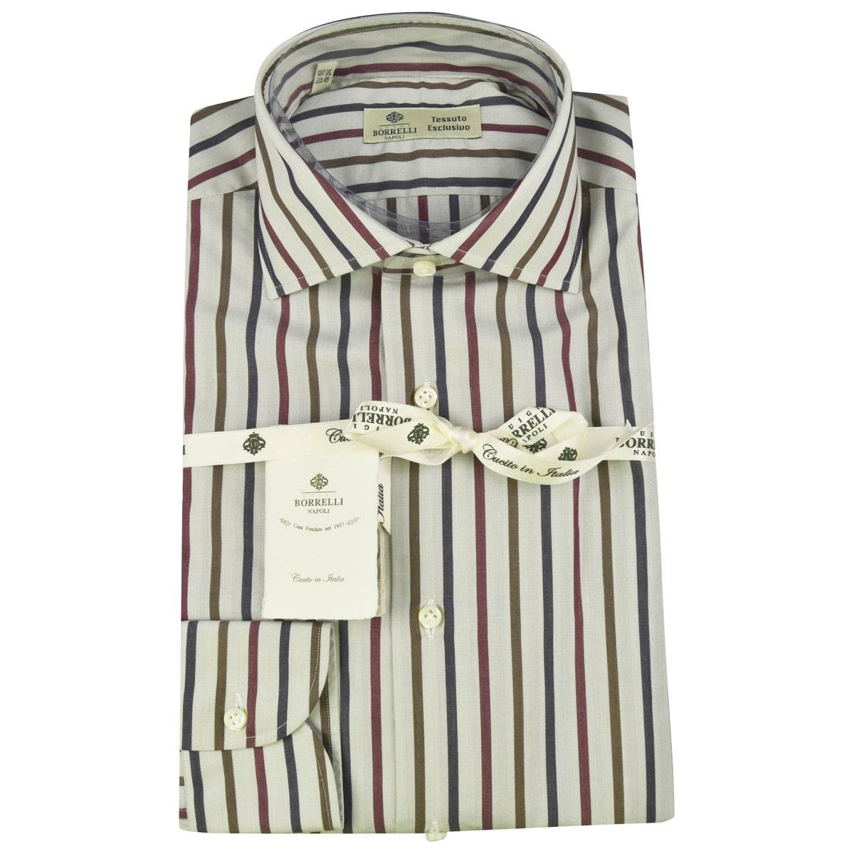LUIGI BORRELLI Multicolor Cotton Shirt