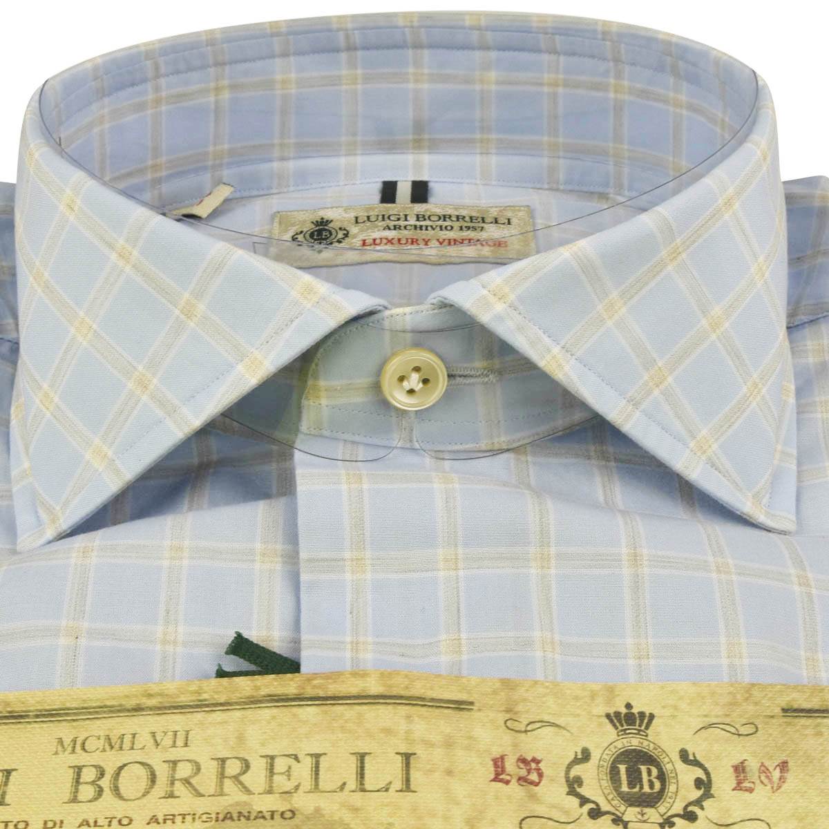 LUIGI BORRELLI Multicolor Cotton Shirt