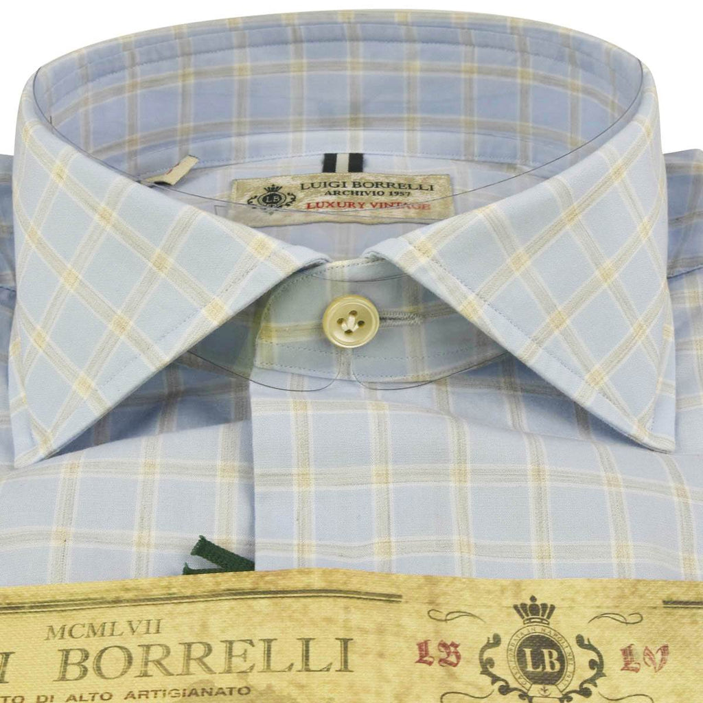 LUIGI BORRELLI Multicolor Cotton Shirt