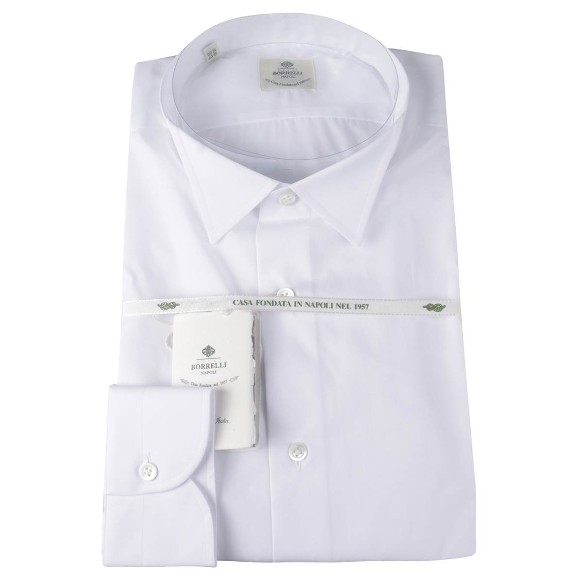 Luigi Borrelli LUIGI BORRELLI White Cotton Shirt White 000