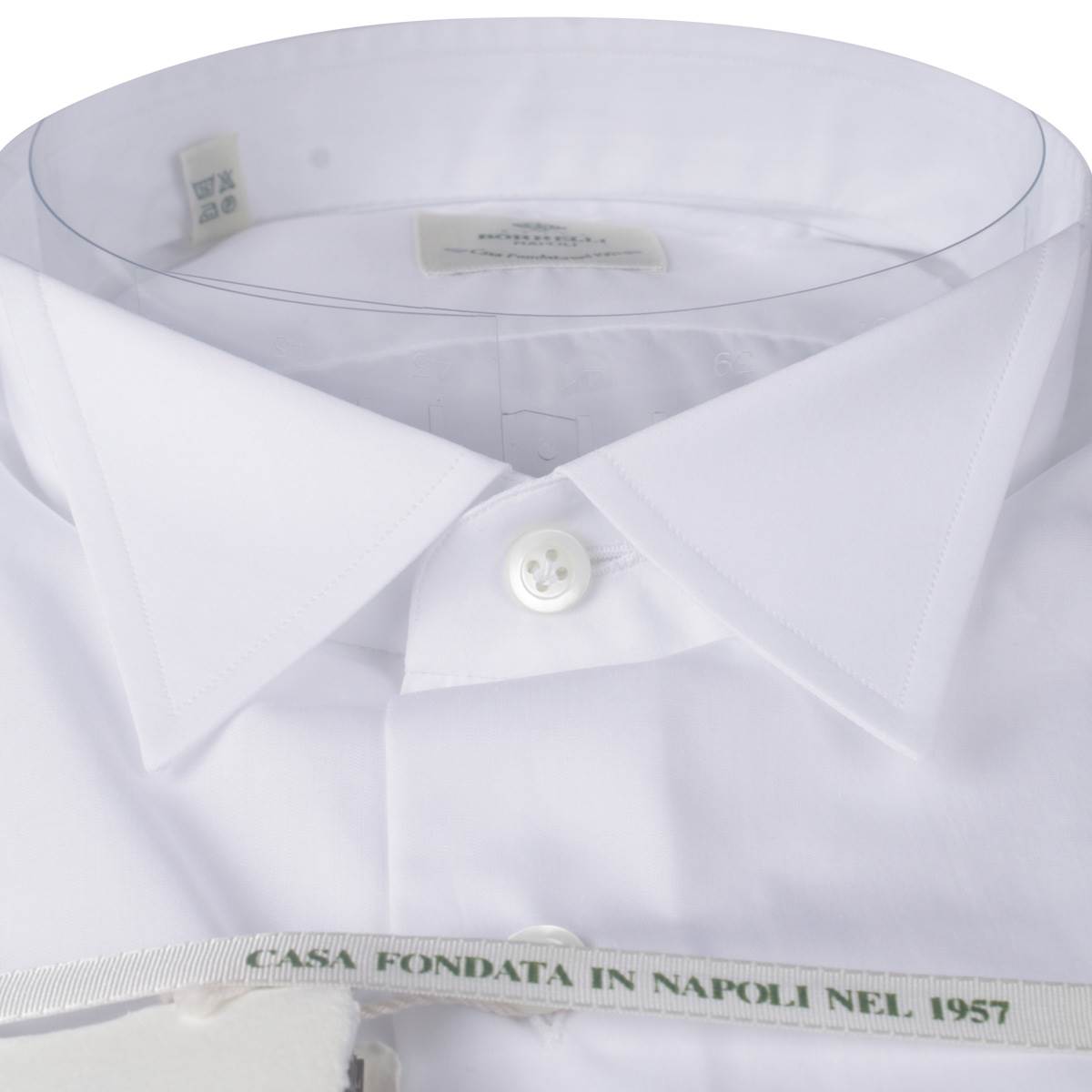 LUIGI BORRELLI White Cotton Shirt