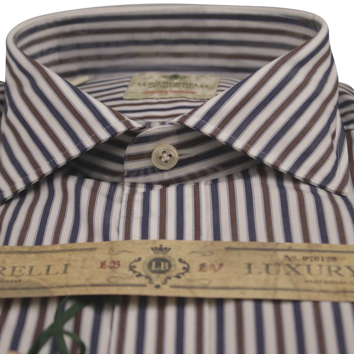 LUIGI BORRELLI Multicolor Cotton Shirt