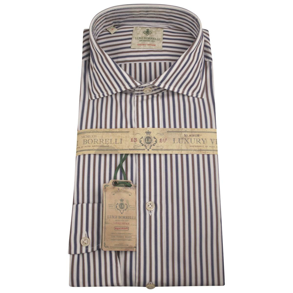 LUIGI BORRELLI Multicolor Cotton Shirt
