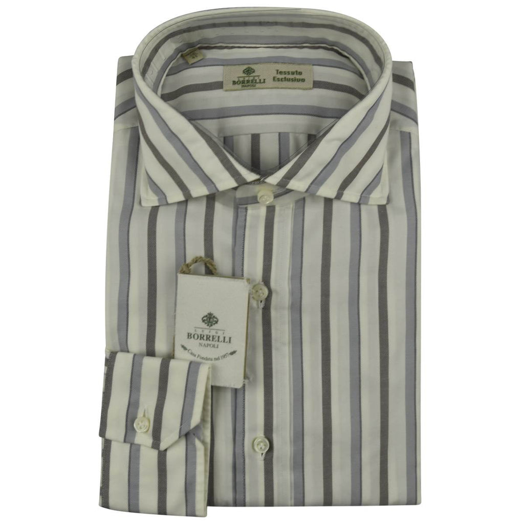 LUIGI BORRELLI Multicolor Cotton Shirt