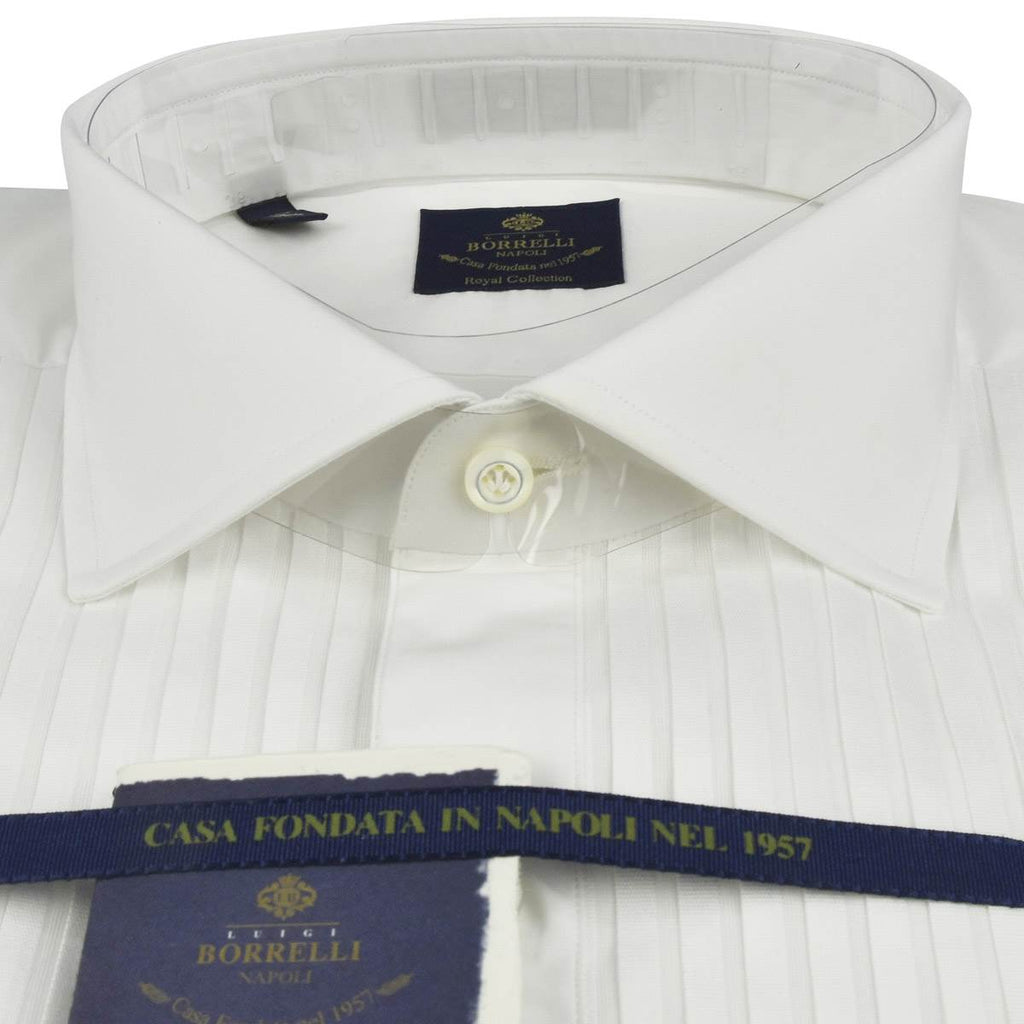 LUIGI BORRELLI White Cotton Shirt