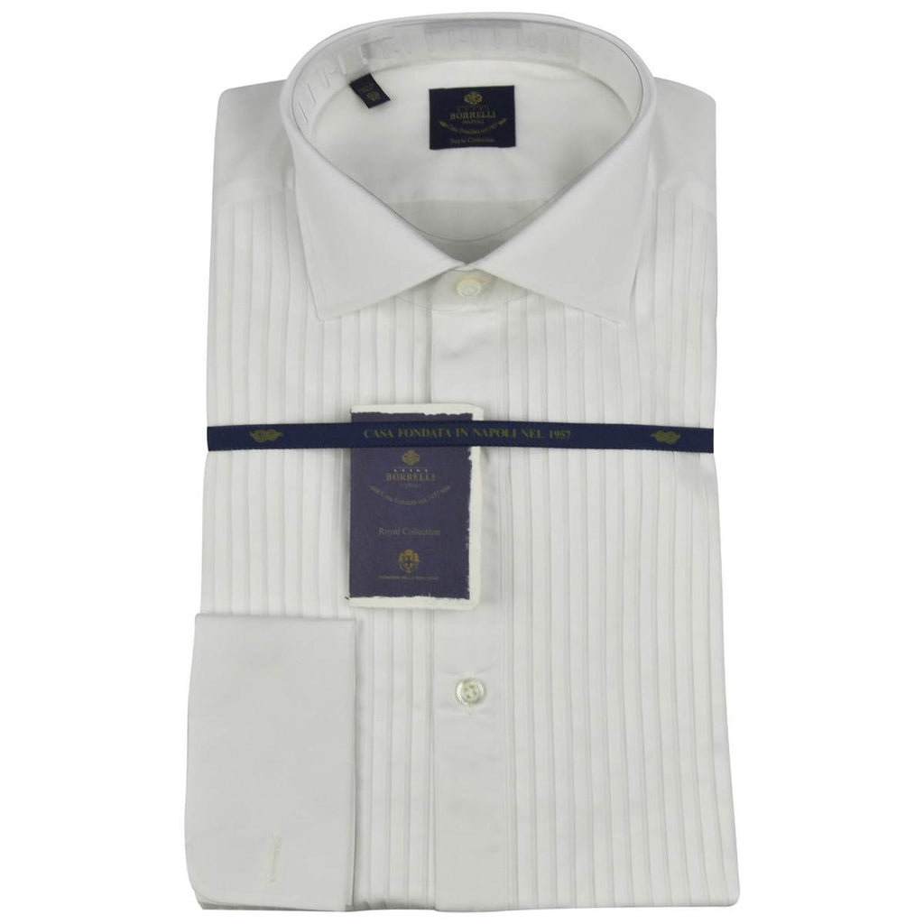 LUIGI BORRELLI White Cotton Shirt